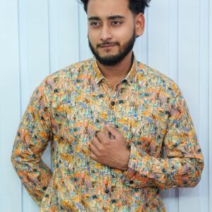 Digital Print Cotton Shirt